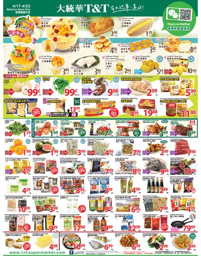 T&T Supermarket (Waterloo) Flyer April 17 to 23