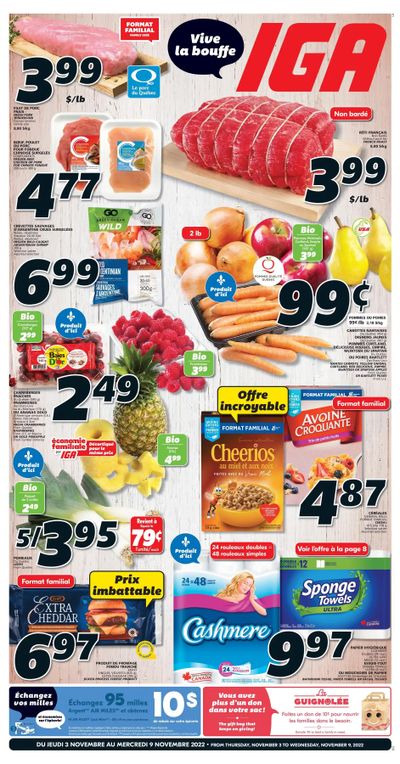 IGA (QC) Flyer November 3 to 9