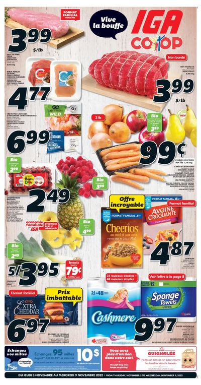 IGA (NB) Flyer November 3 to 9