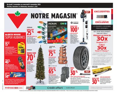 Canadian Tire (QC) Flyer November 3 to 9