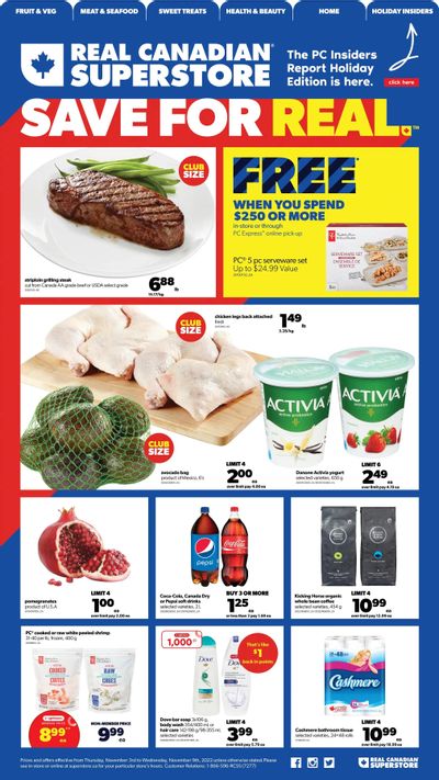 Real Canadian Superstore (ON) Flyer November 3 to 9
