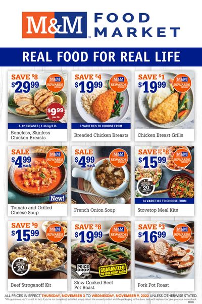 M&M Food Market (Atlantic and West) Flyer November 3 to 9