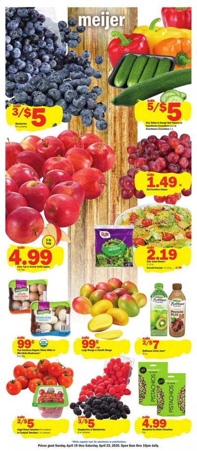 Meijer Weekly Ad & Flyer April 19 to 25