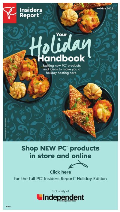 Independent Grocer PC Insiders Holiday Handbook November 3 to January 4