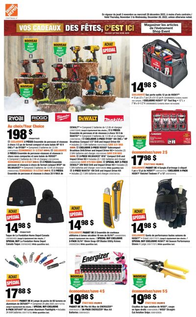 Home Depot (QC) Flyer November 3 to 9