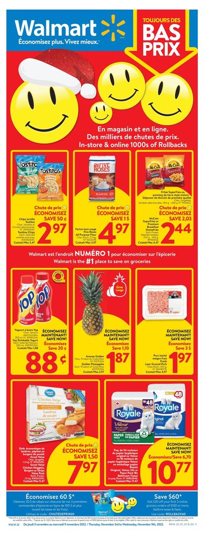 Walmart (QC) Flyer November 3 to 9
