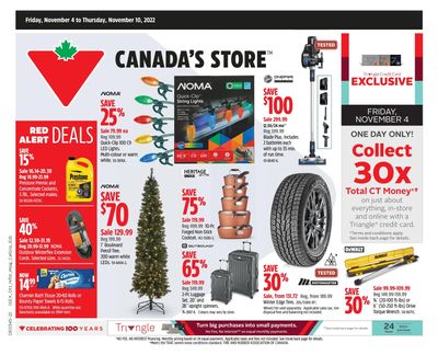 Canadian Tire (Atlantic) Flyer November 4 to 10