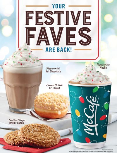 McDonald’s Canada Festive Christmas Holidays Menu 2022