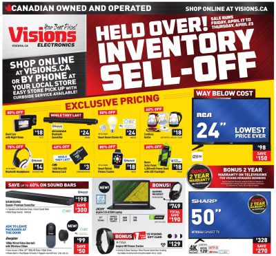 Visions Electronics Flyer April 17 to 23