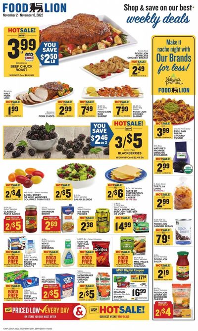 Food Lion (SC) Weekly Ad Flyer Specials November 2 to November 8, 2022