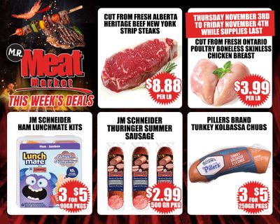 M.R. Meat Market Flyer November 3 to 10