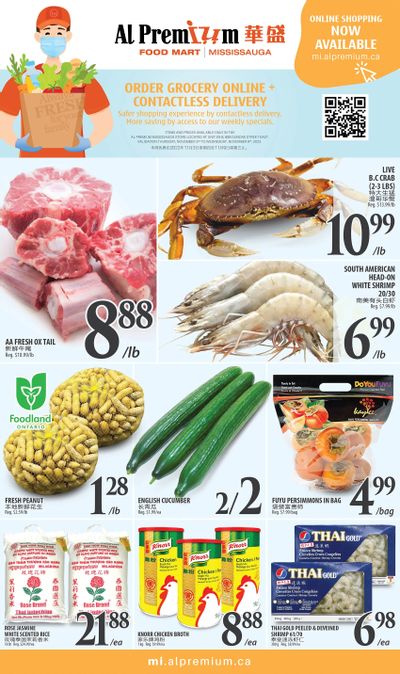 Al Premium Food Mart (Mississauga) Flyer November 3 to 9