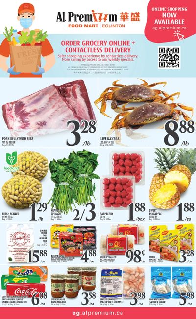Al Premium Food Mart (Eglinton Ave.) Flyer November 3 to 9