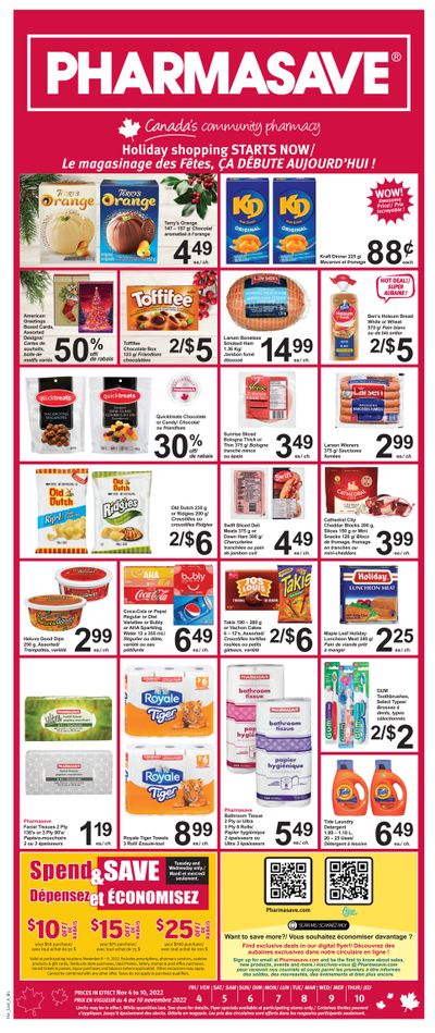 Pharmasave (NB) Flyer November 4 to 10