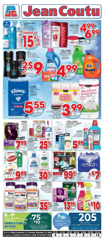 Jean Coutu (NB) Flyer November 4 to 10