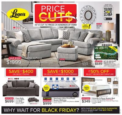 Leon's Price Cuts Flyer November 3 to 16
