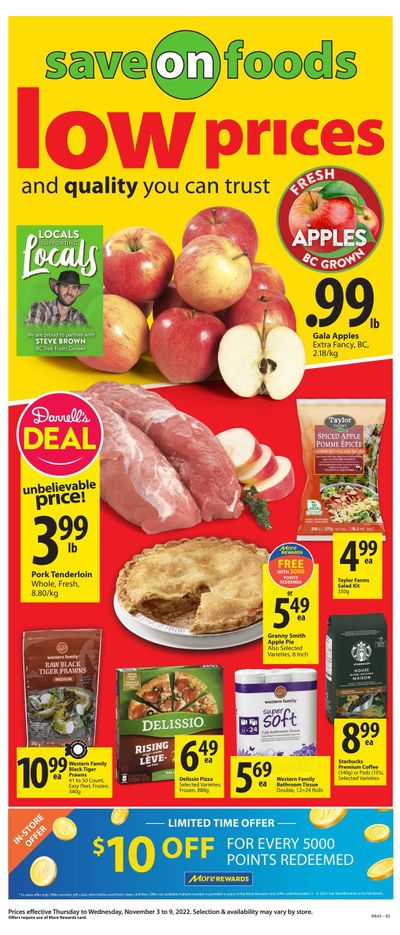 Save on Foods (AB) Flyer November 3 to 9