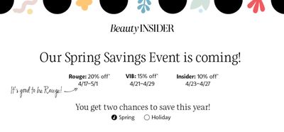 Sephora Canada Spring Savings Event is Here!