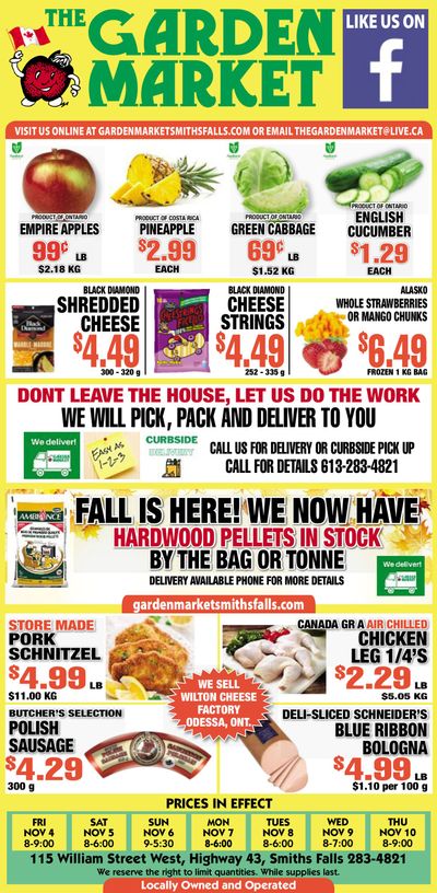 The Garden Market Flyer November 4 to 10