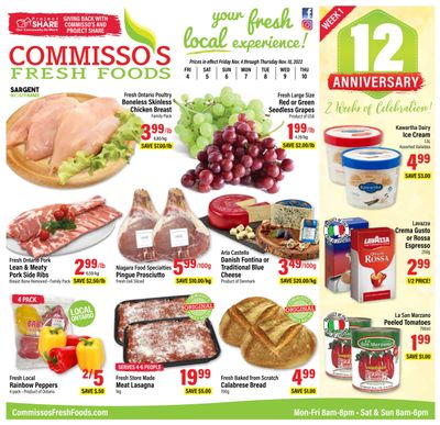 Commisso's Fresh Foods Flyer November 4 to 10