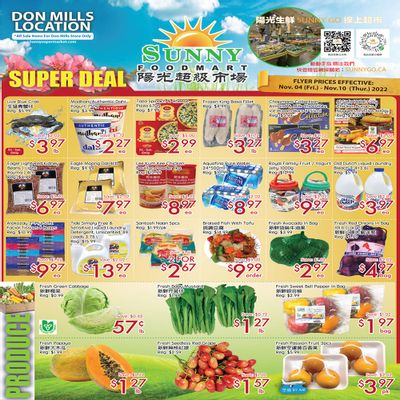 Sunny Foodmart (Don Mills) Flyer November 4 to 10