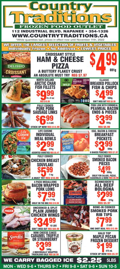 Country Traditions Flyer November 3 to 11