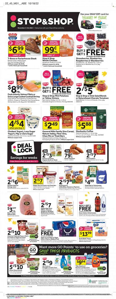 Stop & Shop (NJ) Weekly Ad Flyer Specials November 4 to November 10, 2022