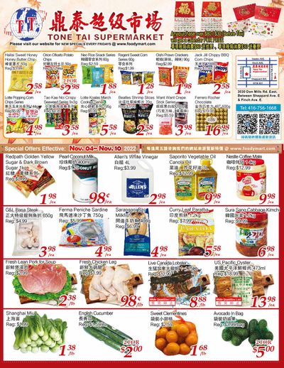 Tone Tai Supermarket Flyer November 4 to 10