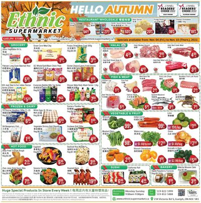 Ethnic Supermarket (Guelph) Flyer November 4 to 10