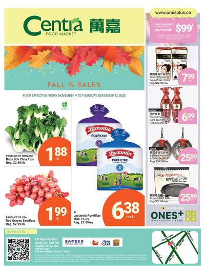 Centra Foods (Barrie) Flyer November 4 to 10