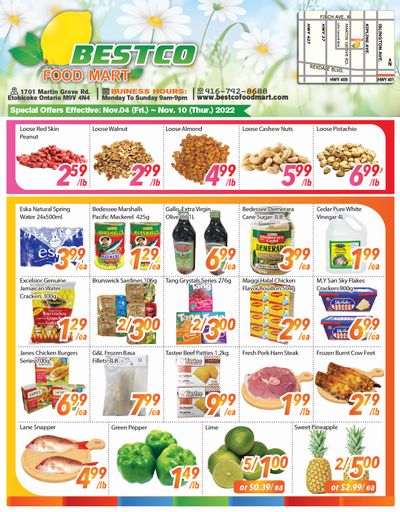 BestCo Food Mart (Etobicoke) Flyer November 4 to 10