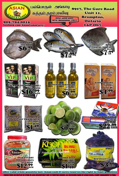 Asian Cash & Carry Flyer November 4 to 10