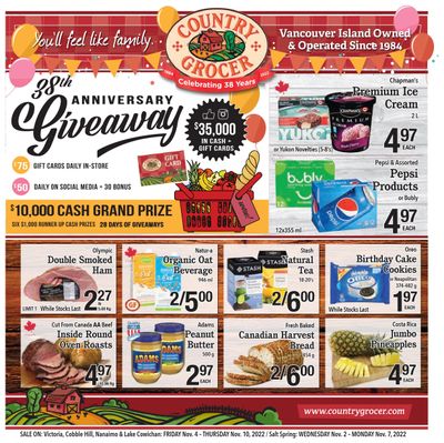 Country Grocer Flyer November 4 to 10