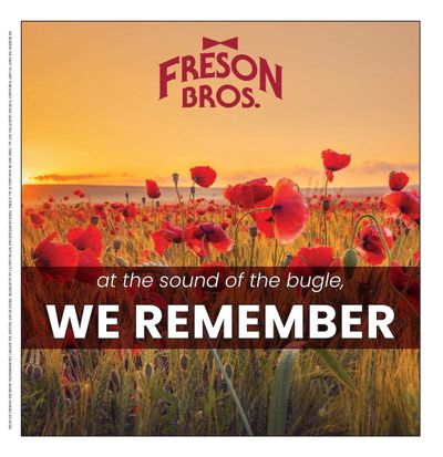Freson Bros. Flyer November 11 to 17