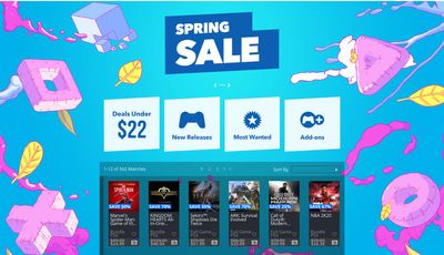 PlayStation Store Sony Entertainment Network Spring Sale: Save up to 75% off 
