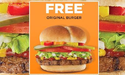 Free Harvey’s Original Burger* at Harvey's