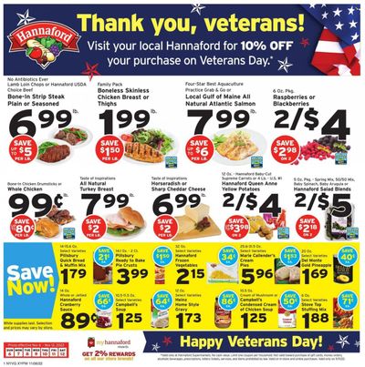Hannaford (NY) Weekly Ad Flyer Specials November 6 to November 12, 2022