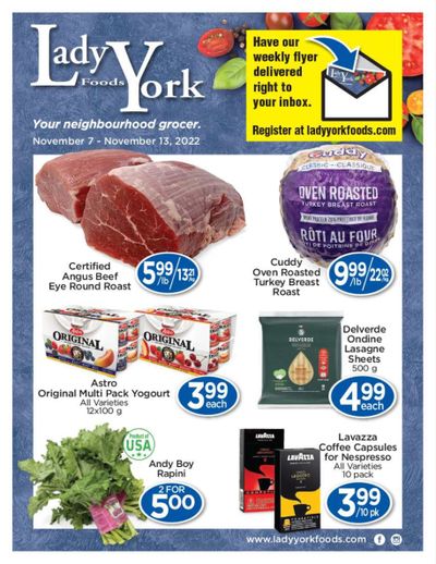 Lady York Foods Flyer November 7 to 13