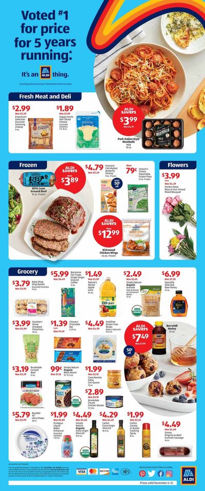 ALDI (MI, MN, NJ, NY, PA, VT) Weekly Ad Flyer Specials November 6 to December 3, 2022