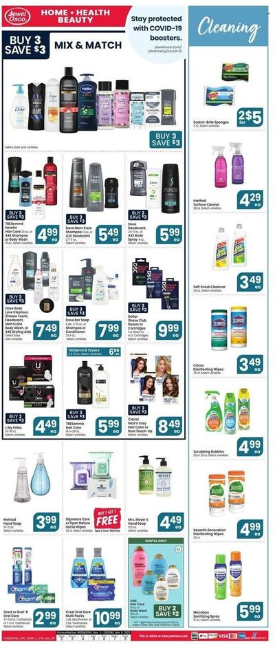 Jewel Osco (IL, IN) Weekly Ad Flyer Specials November 2 to November 8, 2022