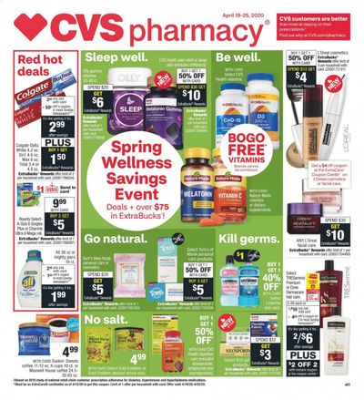 CVS Pharmacy Weekly Ad & Flyer April 19 to 25