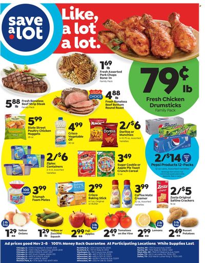 Save a Lot Weekly Ad Flyer Specials November 2 to November 8, 2022