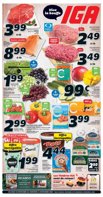 IGA (QC) Flyer November 10 to 16