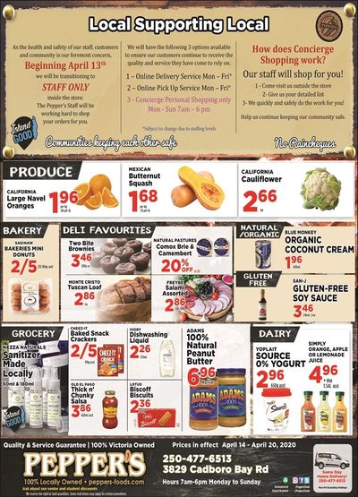 Pepper's Foods Flyer April 14 to 20