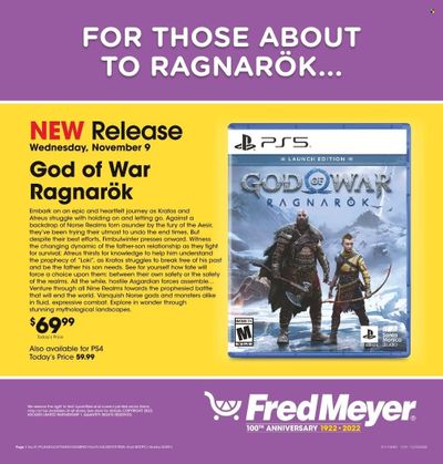 Fred Meyer Weekly Ad Flyer Specials November 9 to November 15, 2022
