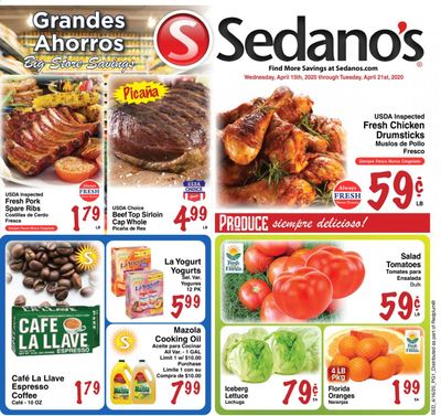 Sedano's Weekly Ad & Flyer April 15 to 21