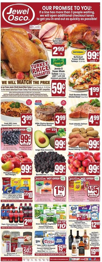 Jewel Osco (IL) Weekly Ad Flyer Specials November 9 to November 15, 2022