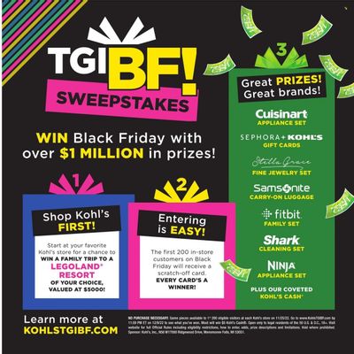 Kohl's Weekly Ad Flyer Specials November 20 to November 25, 2022