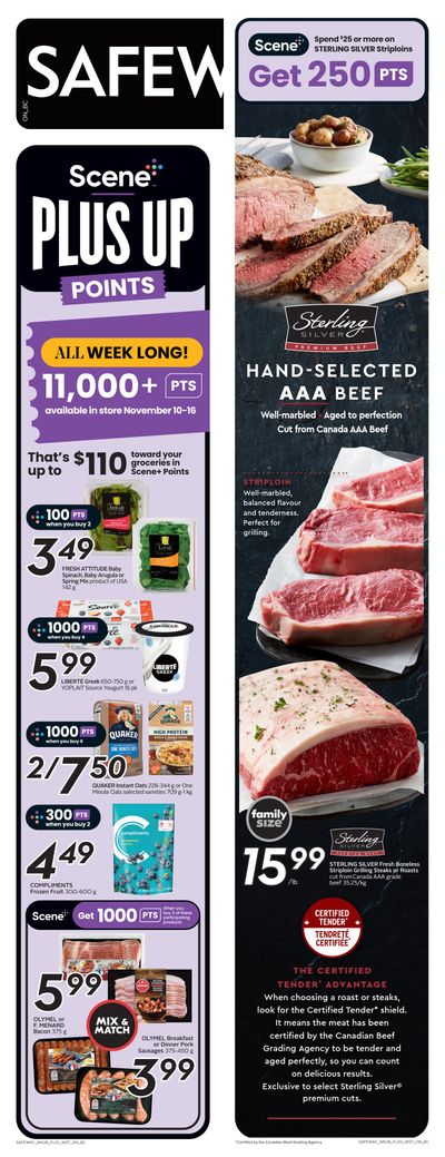 Safeway (BC) Flyer November 10 to 16