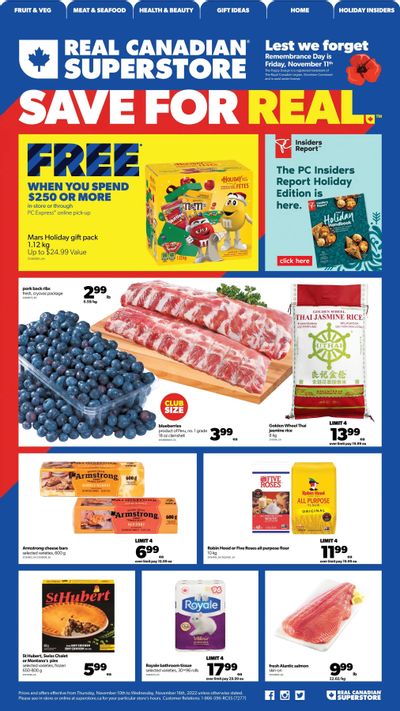 Real Canadian Superstore (ON) Flyer November 10 to 16